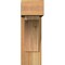 Ekena Millwork Thorton Block Rough Sawn Bracket w/ Offset Brace, Western Red Cedar, 6"W x 14"D x 18"H BKT0604X14X18THR05RWR - alternate 3